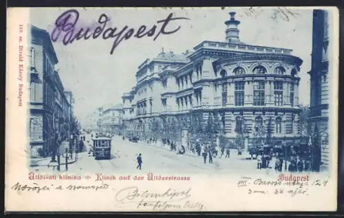 AK Budapest, Ülldi-úti klinika, Strassenbahn