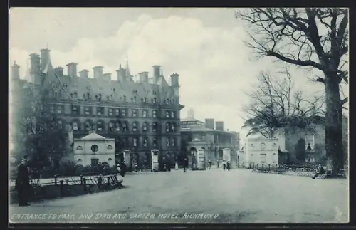 AK Richmond, Entrance to Park and Star and Garter Hotel