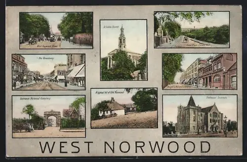 AK West Norwood, St. Lukes Church, The Broadway