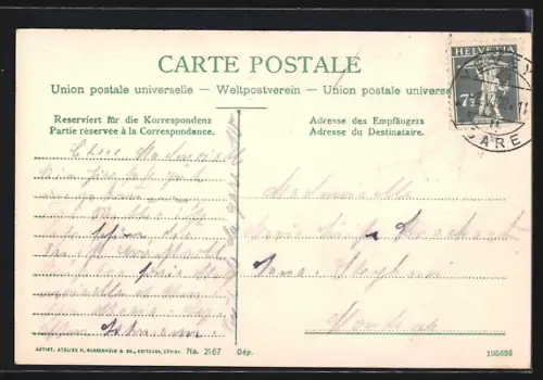 AK Vevey, Vue generale