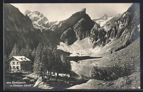 AK Seealpsee, Haus mit Altmann-Säntis