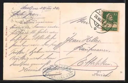 AK Seealpsee, Haus mit Altmann-Säntis