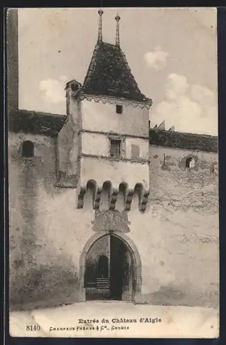 AK Aigle, Entrée du Chateau d`Aigle