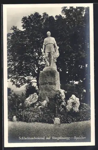 AK Speicher, Schachtdenkmal auf Voegelinsegg