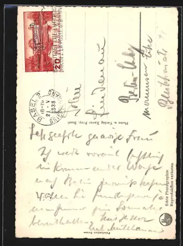 AK Basel, Spalentor mit Durchblick