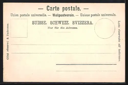 AK Basel, Alte Rheinbrücke mit Klein-Basel