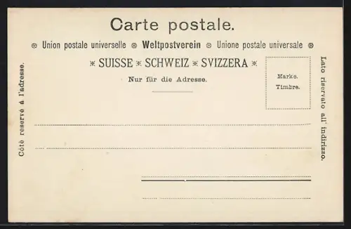 AK Basel, Rheinansicht mit Kirche