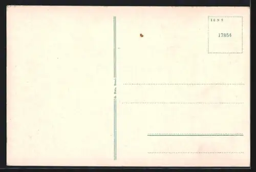 AK Basel, Rathaus mit Kaffeerösterei Riggenbach z. Arm