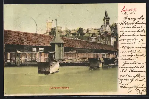 AK Luzern, Spreuerbrücke