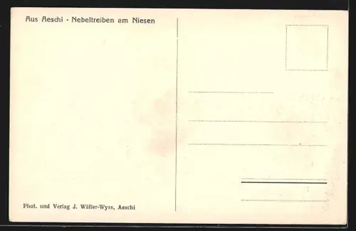 AK Aeschi, Nebeltreiben am Niesen