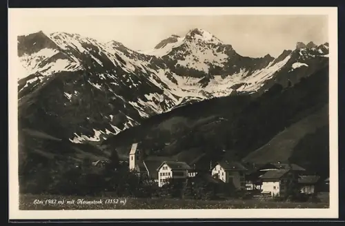 AK Elm, Ortschaft mit Hausstock