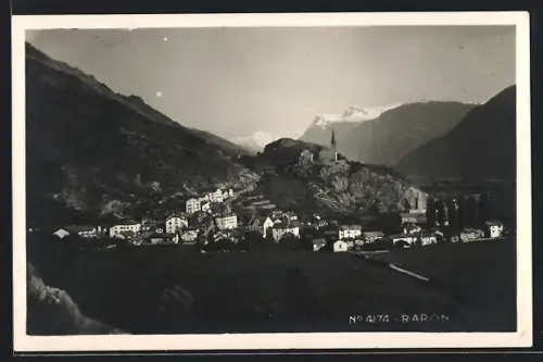 AK Raron, Panorama mit Ortschaft