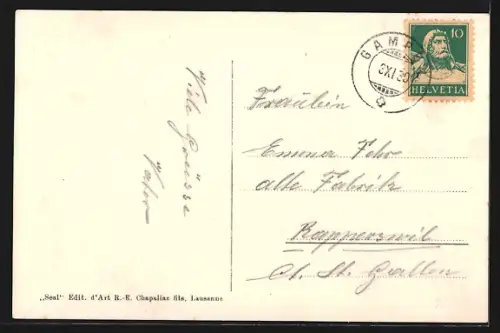 AK Raron, Panorama mit Ortschaft