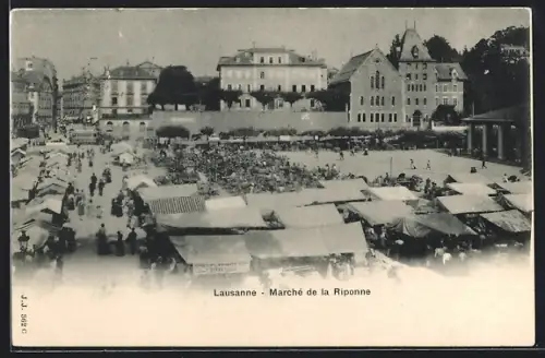 AK Lausanne, Marché de la Riponne