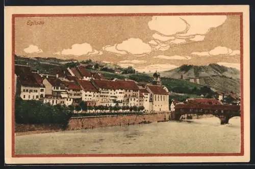 AK Eglisau, Blick auf den Ort