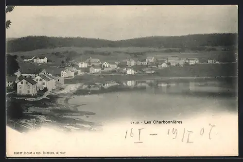 AK Les Charbonnières, Vue Panoramique