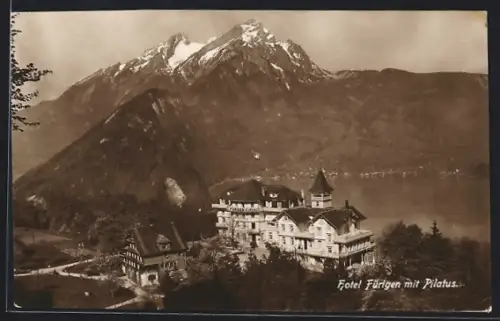 AK Fürigen, Hotel Fürigen mit Pilatus