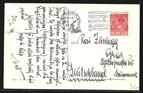 AK Amsterdam, Rokin na demping, Strassenbahn