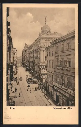 AK Brno, Masarykova trida, Strassenbahn