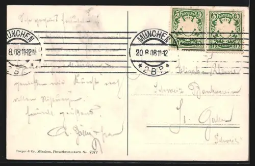 AK München, Karlsplatz-Rondell mit Strassenbahn