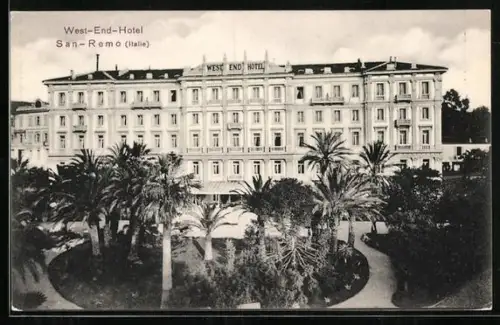AK San Remo, West-End-Hotel