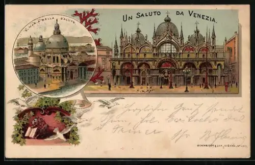 Lithographie Venezia, S. Maria della Salute