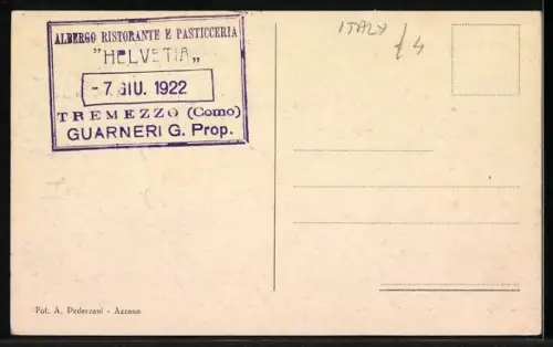 AK Tremezzo, Hotel Pension Helvetia, Prop. Giuseppe Guarneri