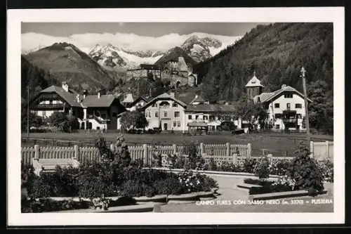 AK Campo Tures /Pusteria, Panorama con Sasso Nero