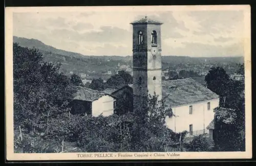 AK Torre Pellice, Frazione Coppieru e Chiesa Valdese
