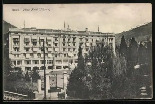 AK Meran, Palast-Hotel - Südseite