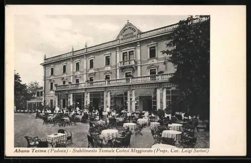 AK Abano Terme /Padova, Stabilimento Termale Cortesi Meggiorato, Propr. Ca. Luigi Sartori