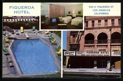 AK Los Angeles, CA, Hotel Figueroa, 939 S. Figueroa St.