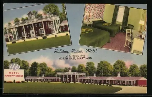 AK North East, MD, Holiday House Motel, U.S. Route 40