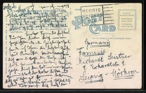 AK New York, NY, 110th Stret Curve