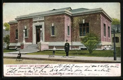 AK Far Rockaway, NY, Carnegie Library