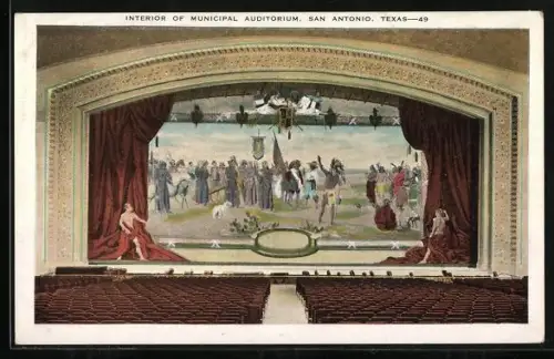 AK San Antonio, TX, Interior of Municipal Auditorium