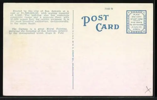 AK San Antonio, TX, Interior of Municipal Auditorium