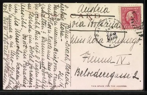 AK Palm Beach, FL, The Royal Poinciana, from Lake Worth