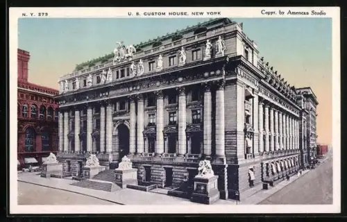AK New York, NY, U.S. Custom House