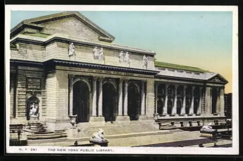 AK New York, NY, The New York Public Library