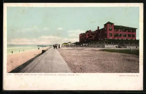 AK Virginia Beach, VA, Princess Anne Hotel and Broadwalk