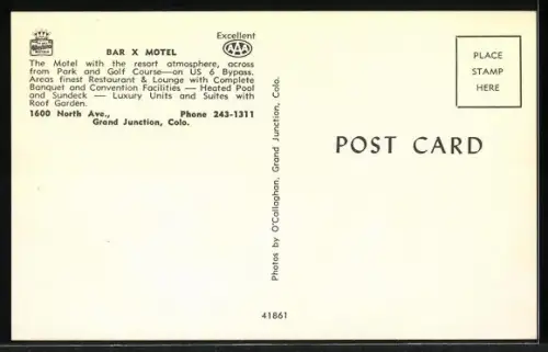 AK Grand Junction, CO, Bar X Motel, 1600 North Ave.