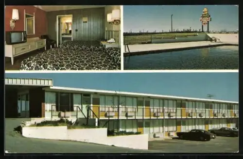 AK El Reno, OK, Cherokee Motor Inn, IH-40 and Hwy. 281 Spur