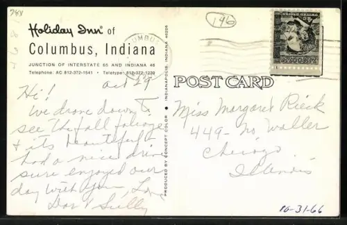 AK Columbus, IN, Holiday Inn, Junction Interstate 65 and Indiana 46