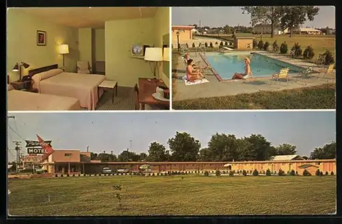 AK Grenada, MI, Parkview Motel and Restaurant, Highways 51 and 8