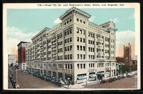 AK Los Angeles, CA, West 7th St. and Robinson`s Dept. Store