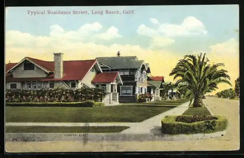 AK Long Beach, CA, Typical Residence Street