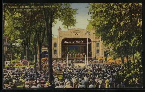AK Benton Harbor, MI, Outdoor theatre, House of David Park