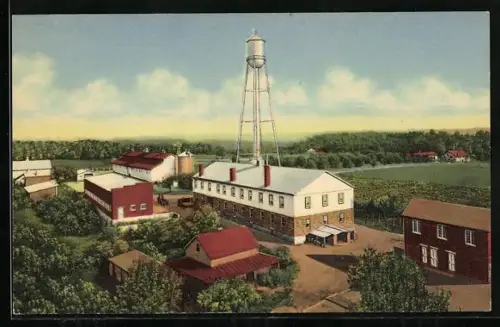 AK Trappist, KY, Ou Lady of Gethsemani, farm buildings