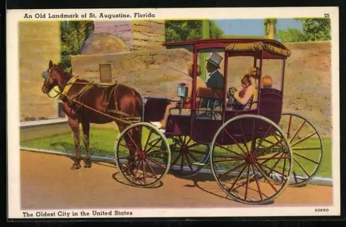 AK St. Augustine, Old Carriage, an Old Landmark of St. Augustine